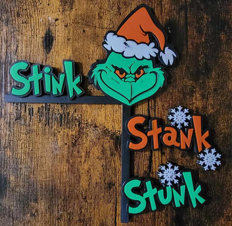 Grinch Door Sign