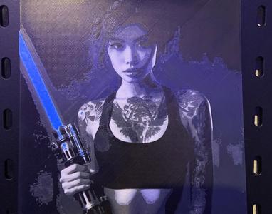 starwars girl hueforge