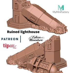 Phare en ruine - 28mm for wargame