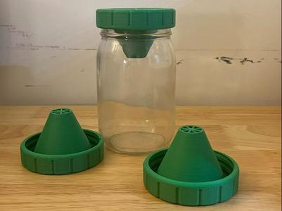 Mason Jar Fruit Fly Trap