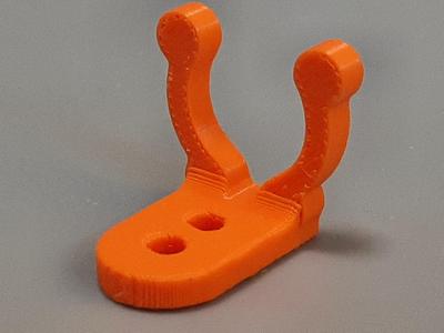 Clip for light tube / Clip für Lichtschlauch