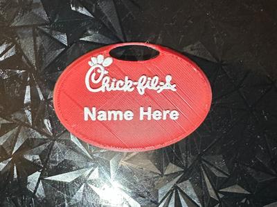 Chick-Fil A Name tag