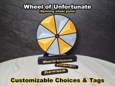 Wheel Of Unfortunate (customizable)