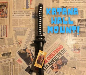 Vertical Katana Wall mount