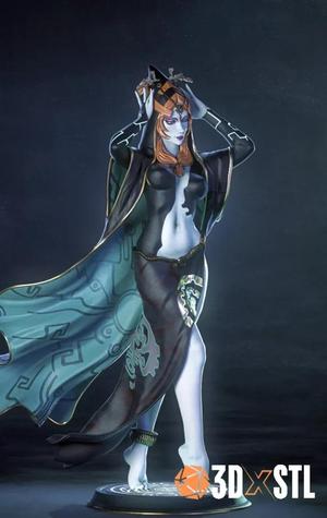 Midna Twilight Princess STL Epic 3D Model   