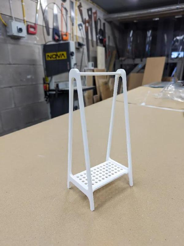 Barbie clothes rack   