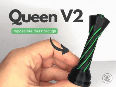 Queen V2 Chess Piece Impossible Passthrough