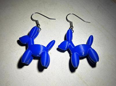 Balloon Dog Earrings