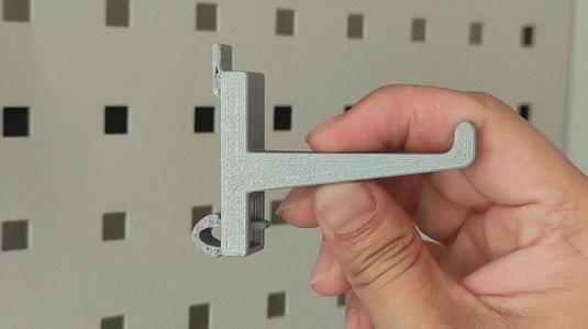 Square Hole Pegboard - High Strength Support-Free Storage Hook