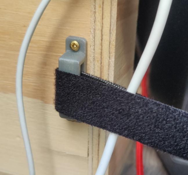Hookandloop (Velcro) holder
