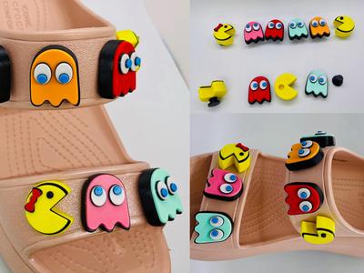 Pac-Man & Ms Pac-Man Shoe Charms