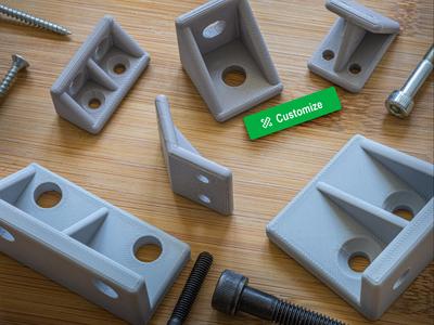 Customizable L-Corner Bracket | Shelf Bracket