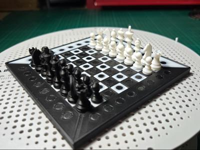 Chess Set Fridge Magnet 