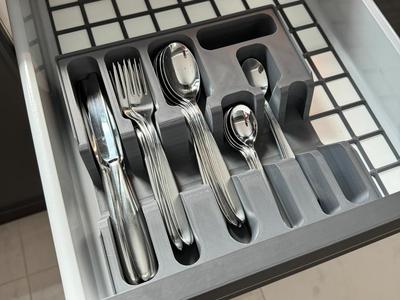 Gridfinity 6x6 Silverware Kitchen Drawer Organiser