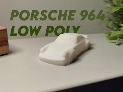Porsche 964 RWB Low Poly