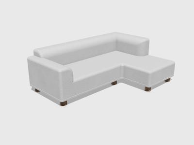 Miniature corner sofa for doll house