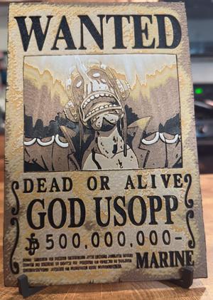 One Piece - God Usopp Wanted Poster