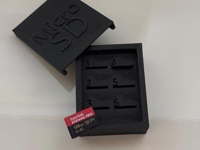 Compact Micro SD Holder (6 Cards)