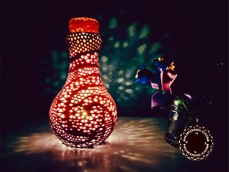 Love Potion Bottle Lamp