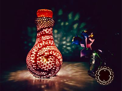 Love Potion Bottle Lamp