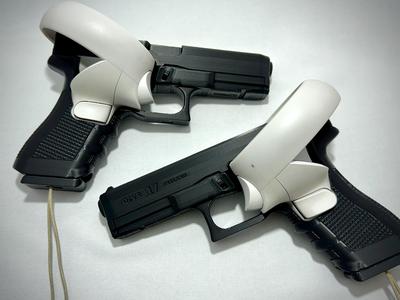 Pistol Grip Quest 2 VR Glock Meta - Full Grip