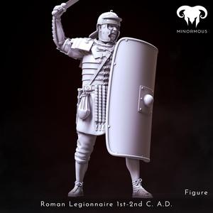 Figure - Roman Legionnaire 1st-2nd C. A.D. Rome's Unyielding Guardian!