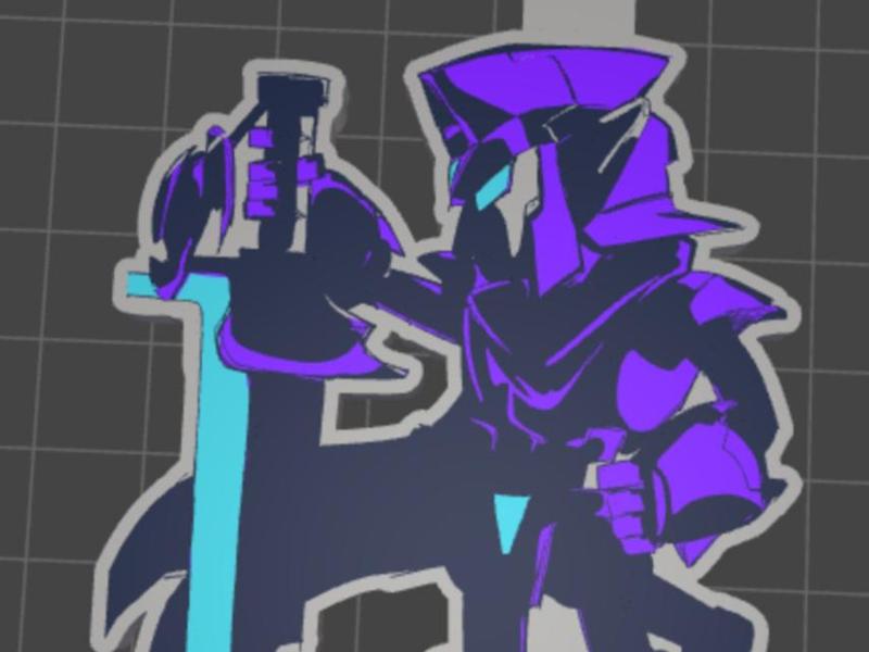 BrawlStars Mortis Mecha keychain