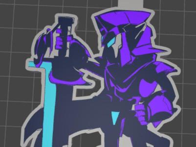 BrawlStars Mortis Mecha keychain