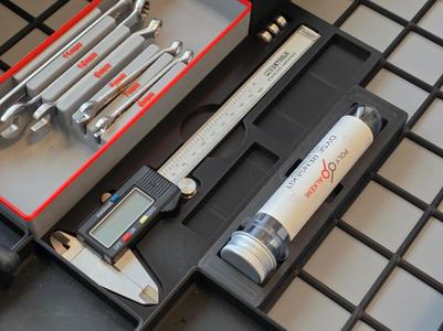 Digital caliper bin gridfinity 5x2