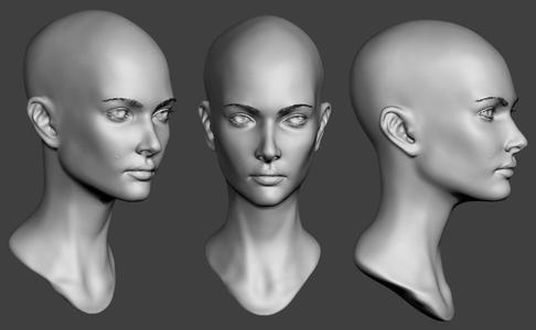 Female Head sculpt