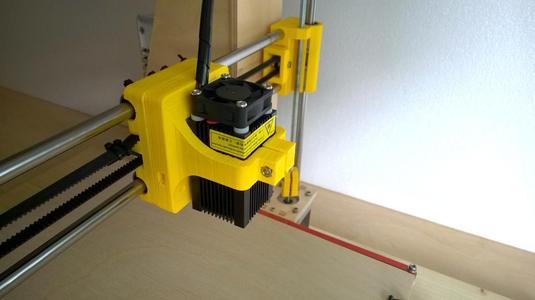Prusa i3 Laser Mount for Laser Engraving and Cutting (fits samelladrucker)