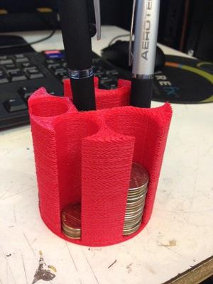 Coin Organizer for Car Cup Holder