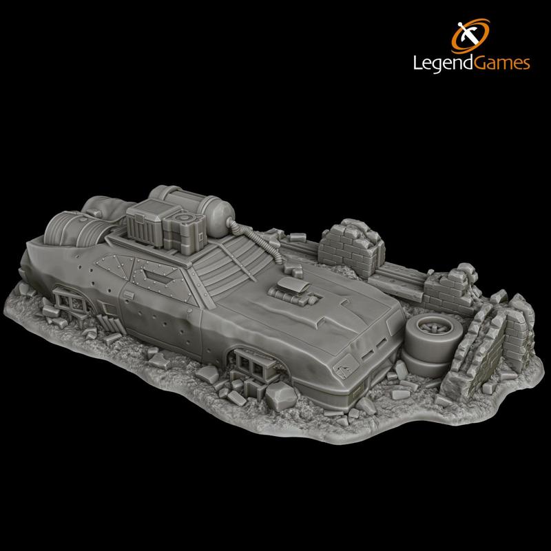 LegendGames V8 interceptor wreck - Post Apocalypse