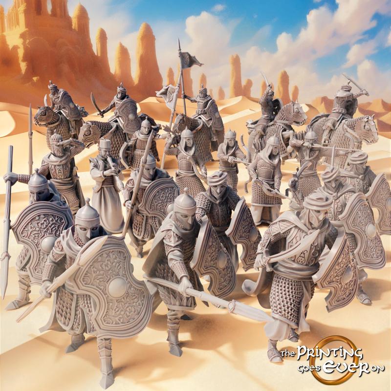 Easterner Warband - Presupported