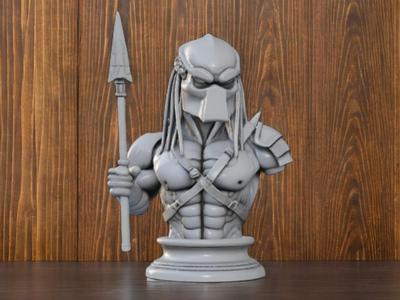 Predator Statue