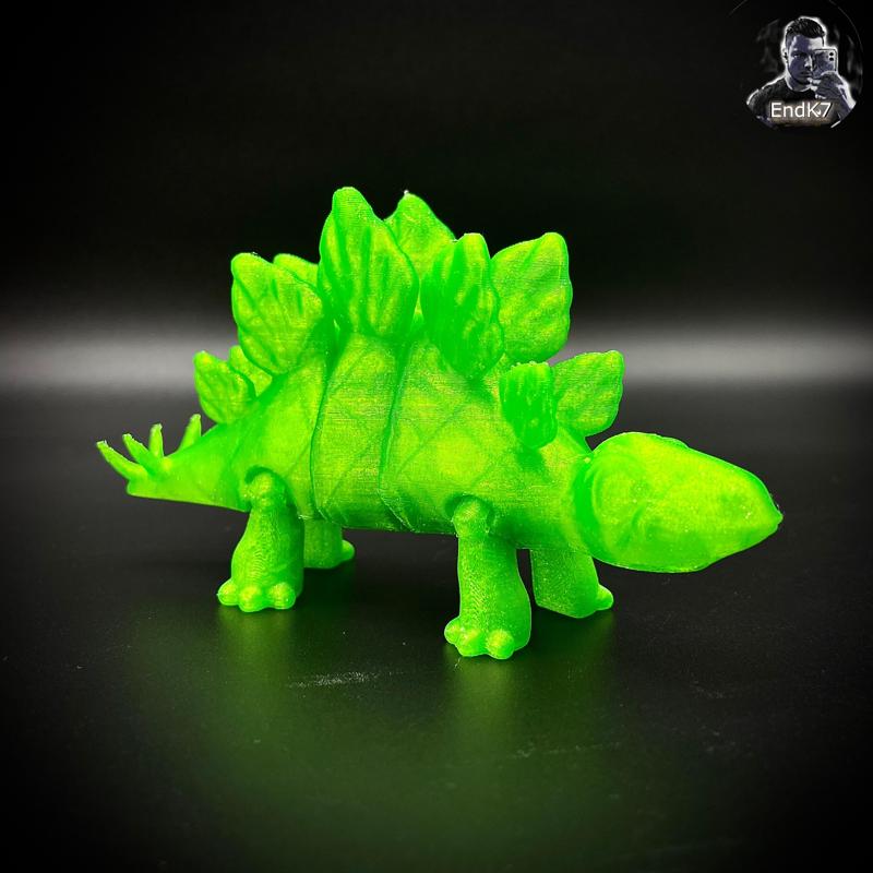 Cute Stegosaurus - Articulated - No Supports - Print in Place
