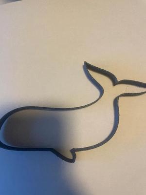 Easy, Low Filament Whale Cookie Cutter   