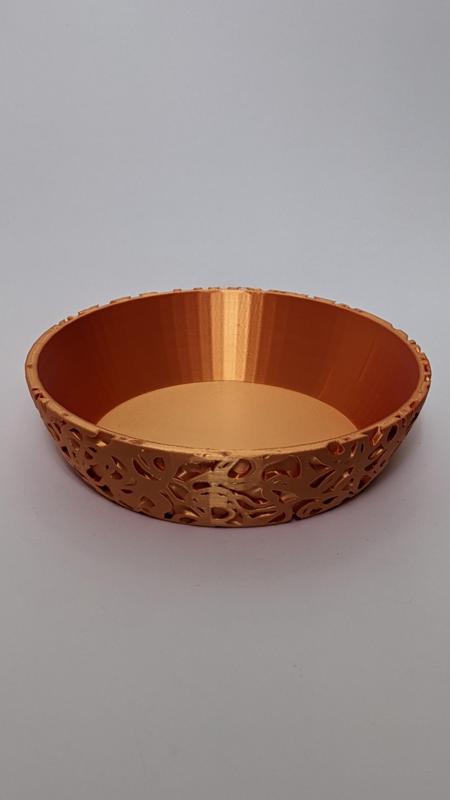 Overlapped Gyroids Lattice Bowl 