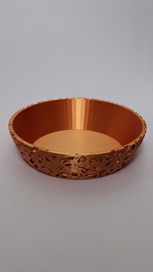 Overlapped Gyroids Lattice Bowl 