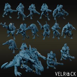 Reptilian Soldier Army