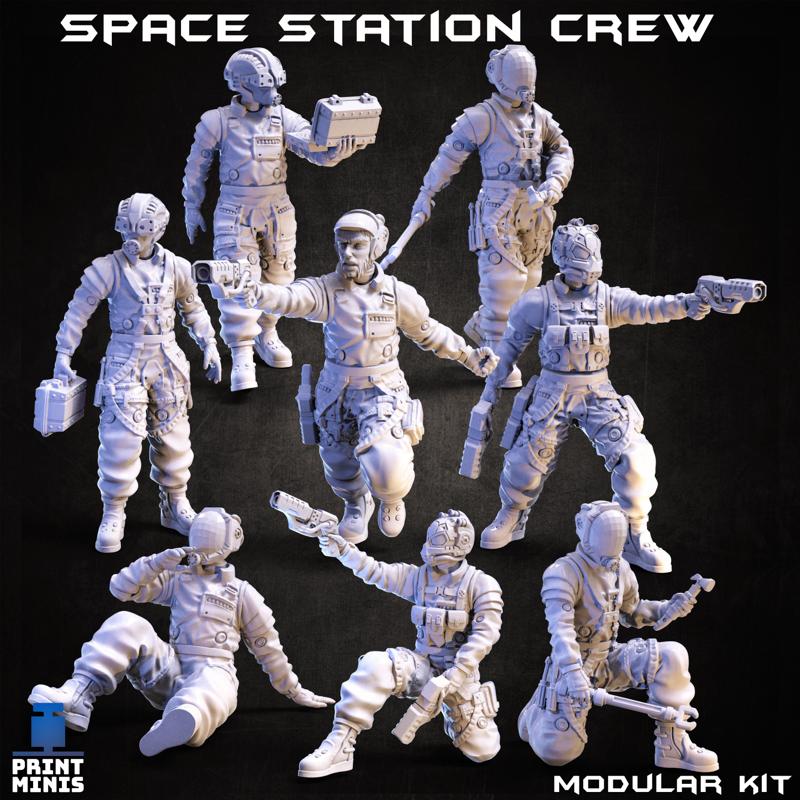 Space Station Crew (modular) - In Orbit Collection
