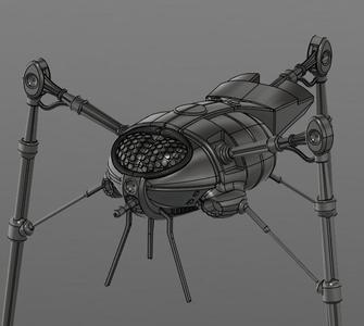 Jeff Wayne's Musical Version of the War of the Worlds 1978 Martian Tripod Fighting Machine