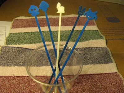 Video Game Cocktail Sticks