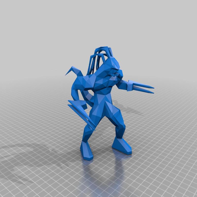 Unreal 1 Skaarj - Fixed for 3D Printing