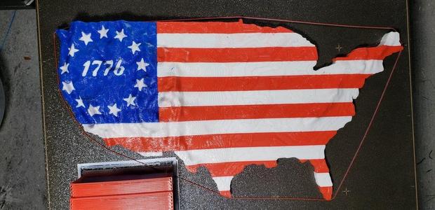 Betsy Ross 1776 topography 