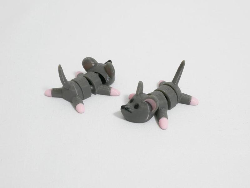 Articulated Pocket Pets – Baby Mouse
