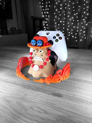 Universal Controller Stand - Inspired by Ace from One Piece - Fan Art