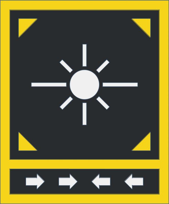 Helldivers 2 Stratagem Plaque (Orbital Illumination Flare)