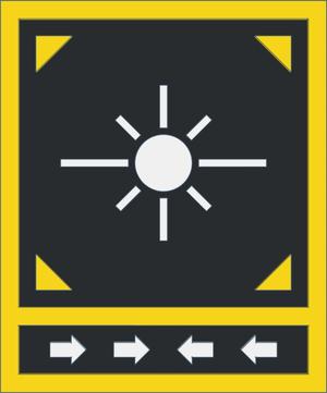 Helldivers 2 Stratagem Plaque (Orbital Illumination Flare)
