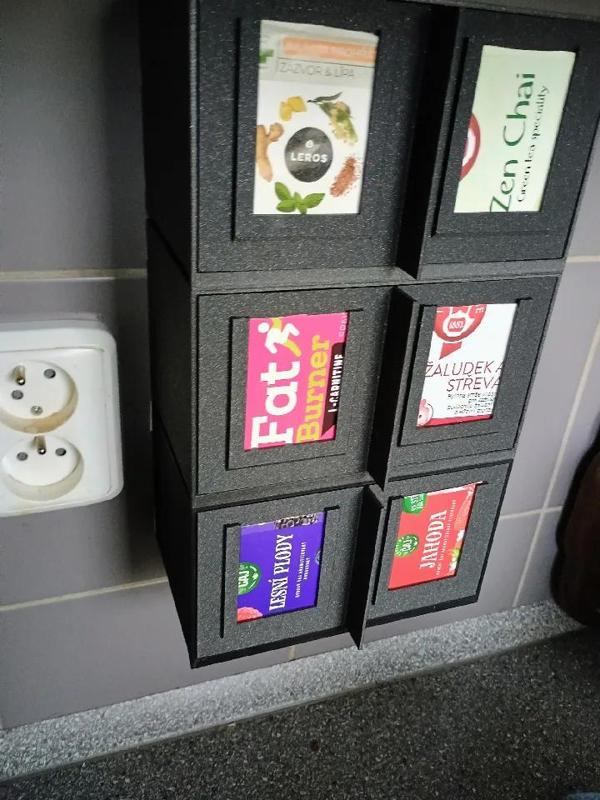 Tea Organizer easy printable without suport   